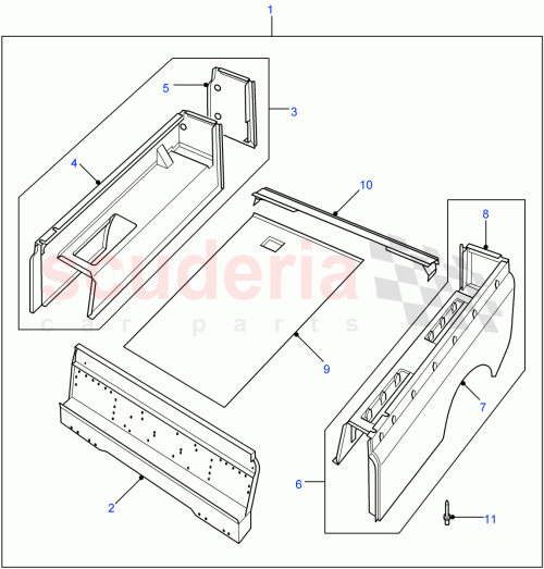 Part Diagram for Land Rover RTC5712
