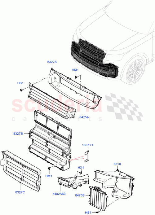 Part Diagram for Land Rover LR152622