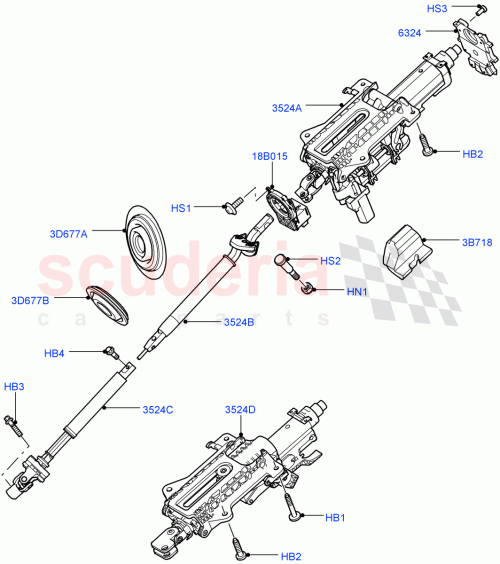 Part Diagram for Land Rover QMB500840