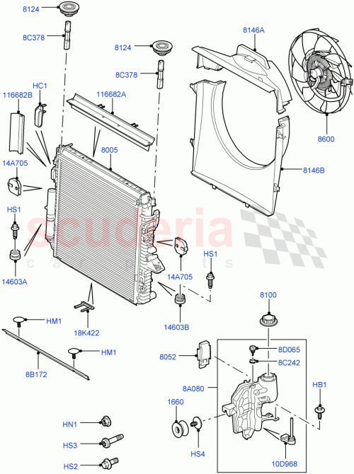 Part Diagram for Land Rover PGK500052