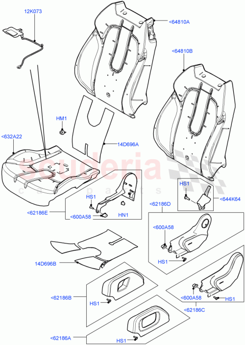 Part Diagram for Land Rover LR056255