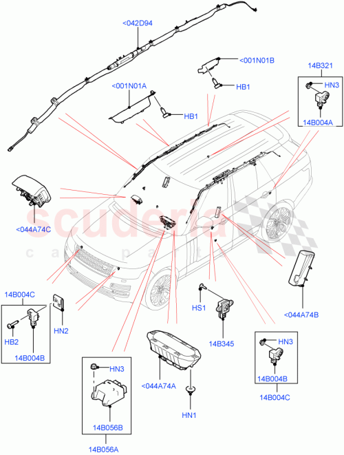 Part Diagram for Land Rover LR056482