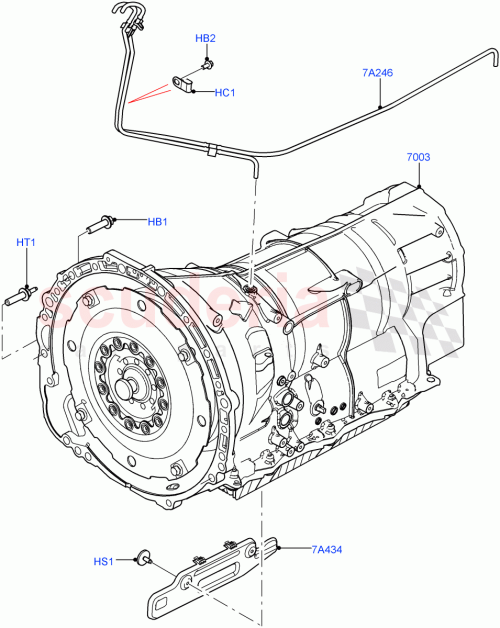 Part Diagram for Land Rover LR170034