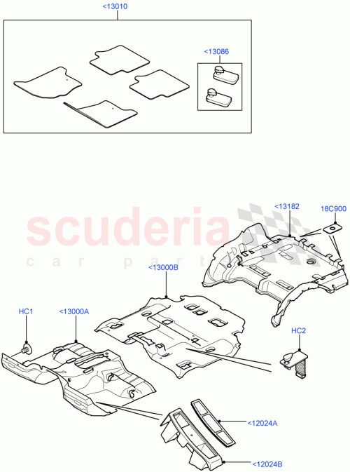 Part Diagram for Land Rover LR043701
