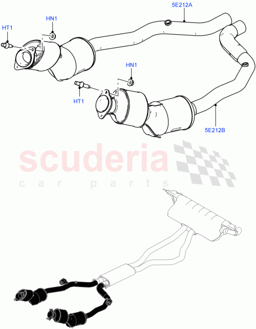 Part Diagram for Land Rover LR158080