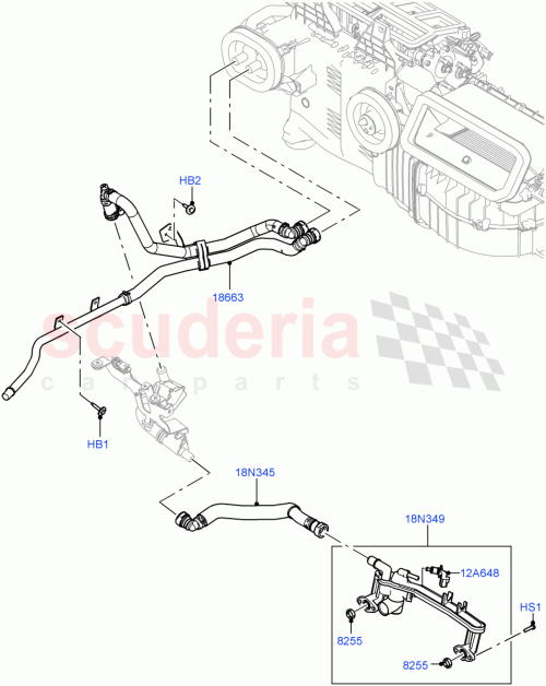 Part Diagram for Land Rover LR152847
