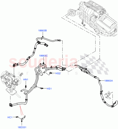 Part Diagram for Land Rover LR140977
