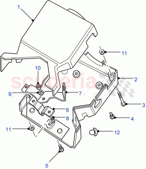 Part Diagram for Land Rover LR012460