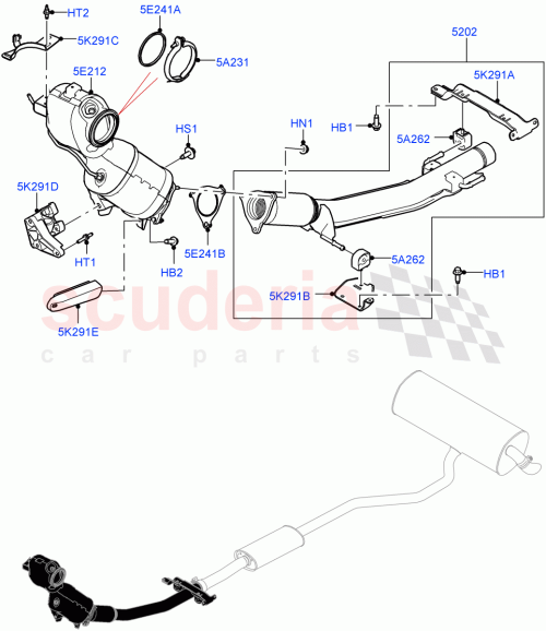 Part Diagram for Land Rover LR167507