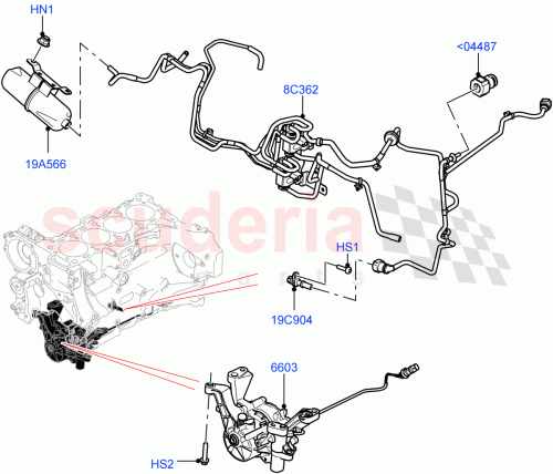 Part Diagram for Land Rover LR137028