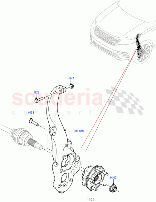 Part Diagram for Land Rover LR179000