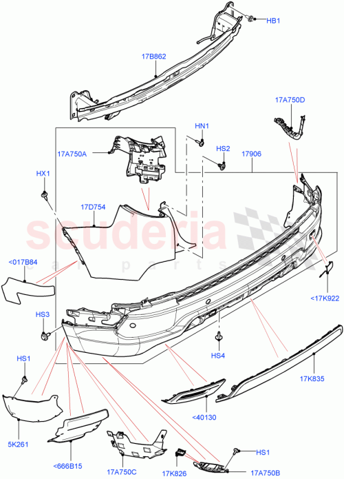 Part Diagram for Land Rover LR154715