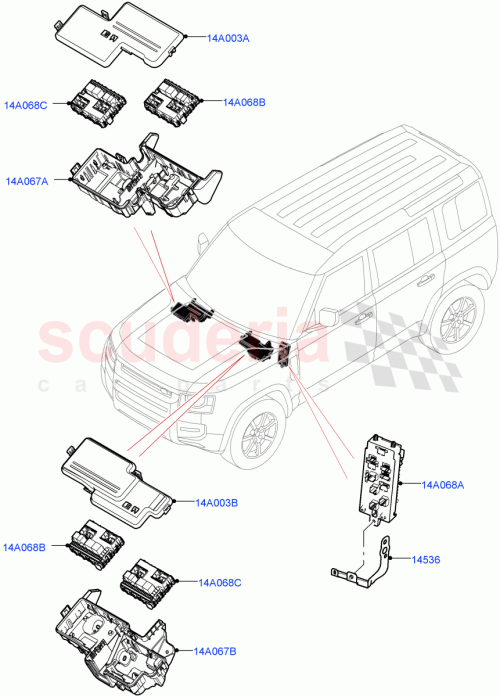 Part Diagram for Land Rover LR144861
