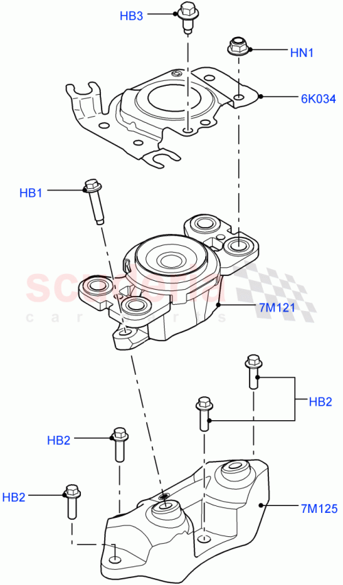 Part Diagram for Land Rover LR004838