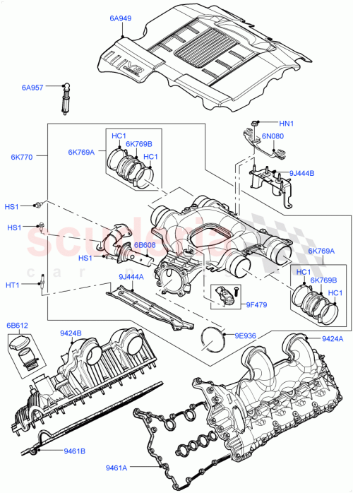 Part Diagram for Land Rover LR022921