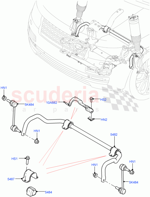 Part Diagram for Land Rover LR122583