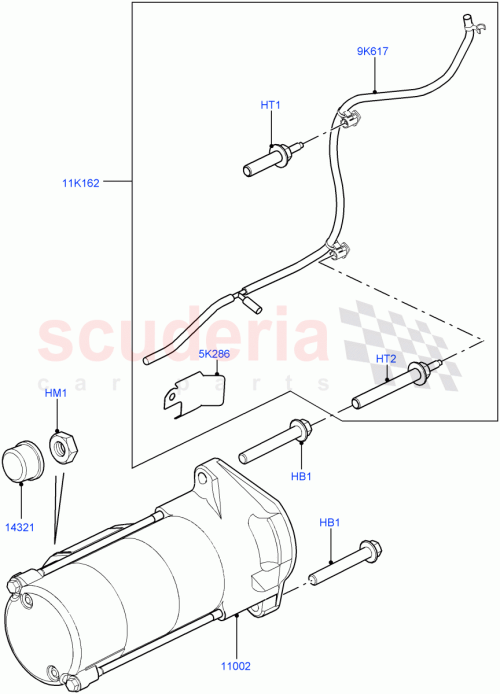 Part Diagram for Land Rover LR020525