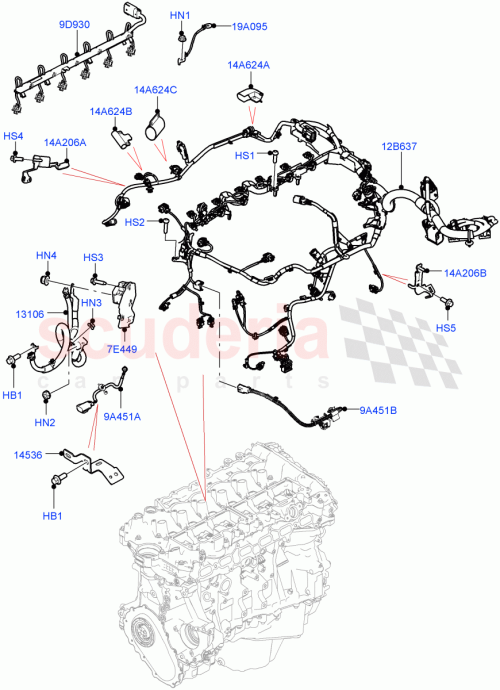 Part Diagram for Land Rover LR138591