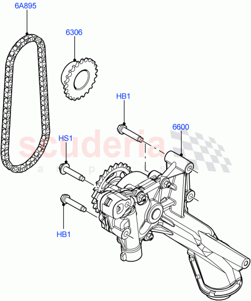 Part Diagram for Land Rover LR002848