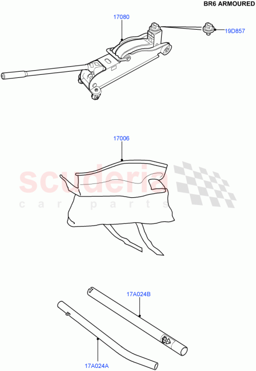 Part Diagram for Land Rover LR031200