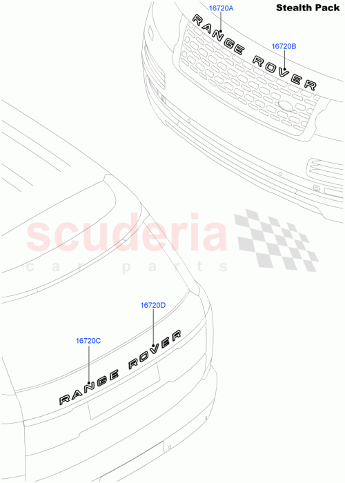 Part Diagram for Land Rover LR052721