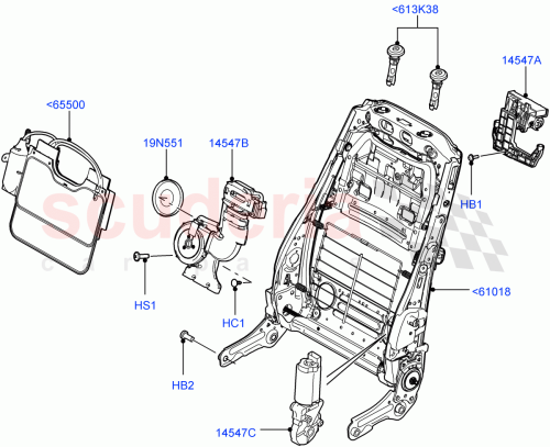 Part Diagram for Land Rover HAK500140