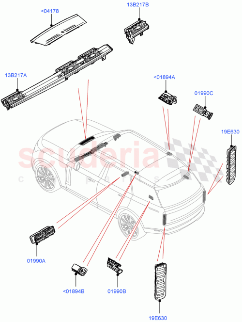 Part Diagram for Land Rover LR153326