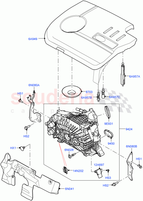 Part Diagram for Land Rover LR146469