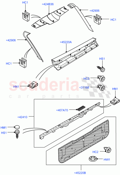 Part Diagram for Land Rover EYC500300
