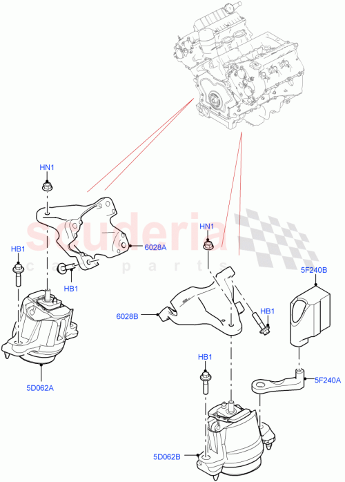 Part Diagram for Land Rover LR090477