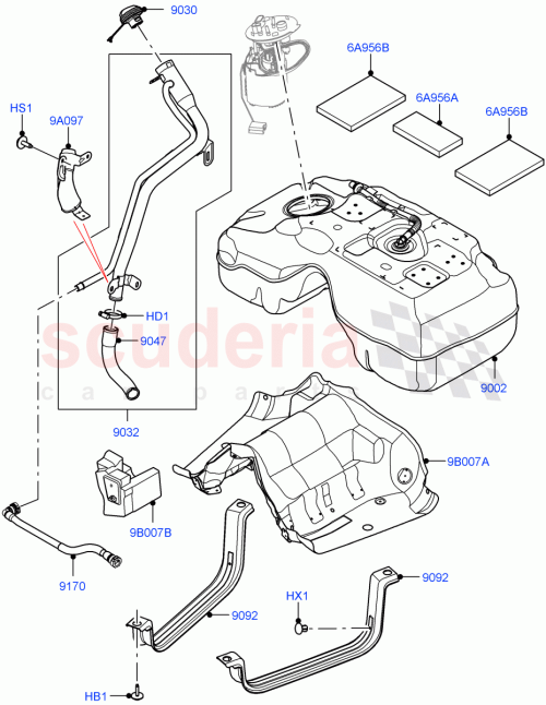 Part Diagram for Land Rover LR126524