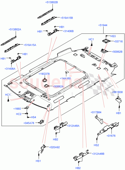 Part Diagram for Land Rover LR154474