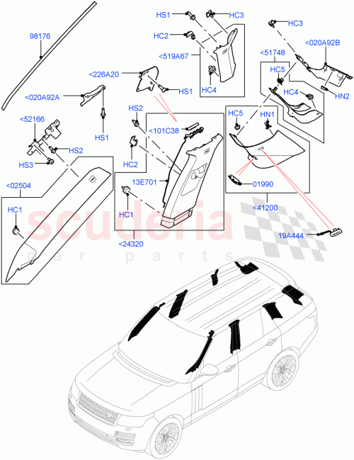 Part Diagram for Land Rover LR034766