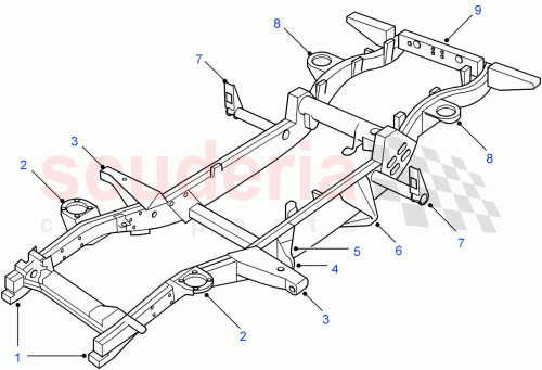 Part Diagram for Land Rover STC8694