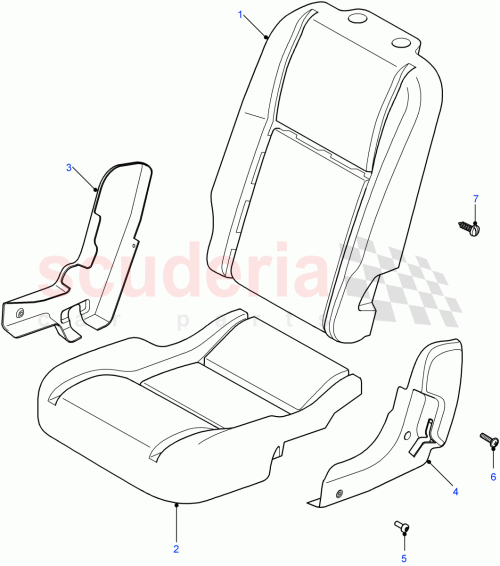 Part Diagram for Land Rover HXT501360PUY