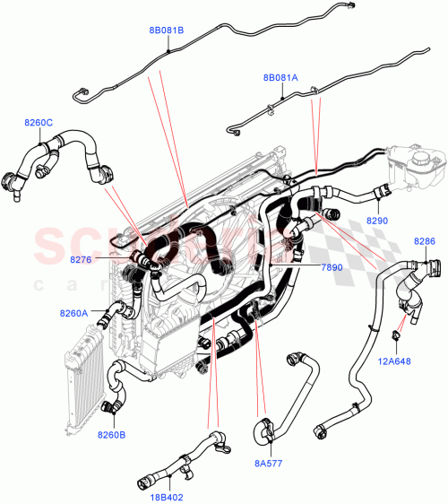Part Diagram for Land Rover LR134943