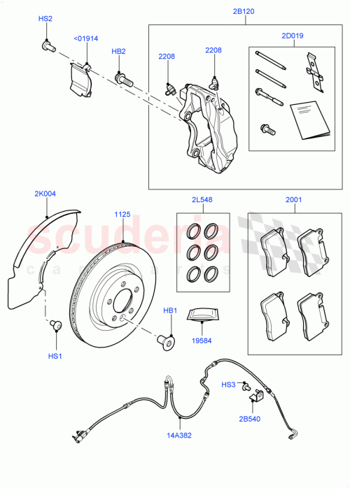 Part Diagram for Land Rover LR138600