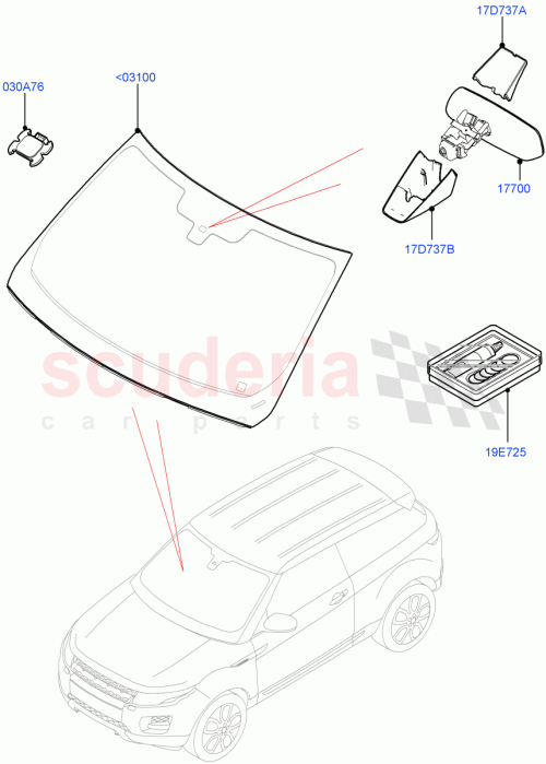 Part Diagram for Land Rover LR055503