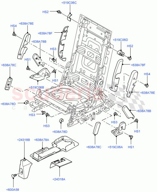 Part Diagram for Land Rover HXT500521PVJ
