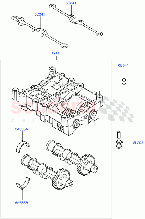 Part Diagram for Land Rover LR054285