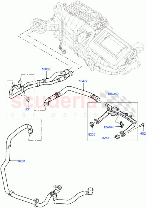 Part Diagram for Land Rover LR091877
