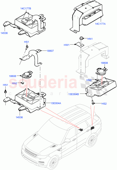 Part Diagram for Land Rover LR126297