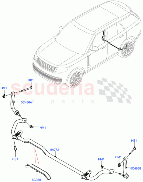 Part Diagram for Land Rover LR155056