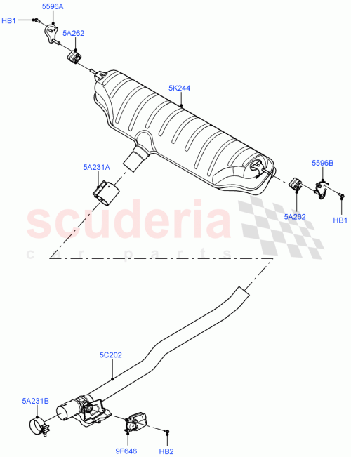 Part Diagram for Land Rover LR143252