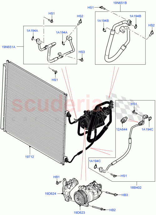 Part Diagram for Land Rover LR159434