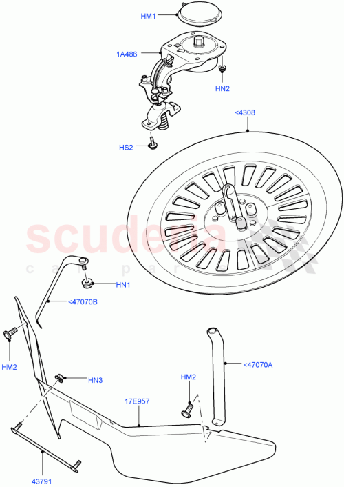 Part Diagram for Land Rover LR070700
