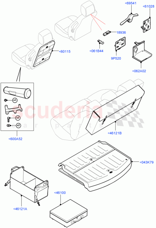 Part Diagram for Land Rover VPLVS0181