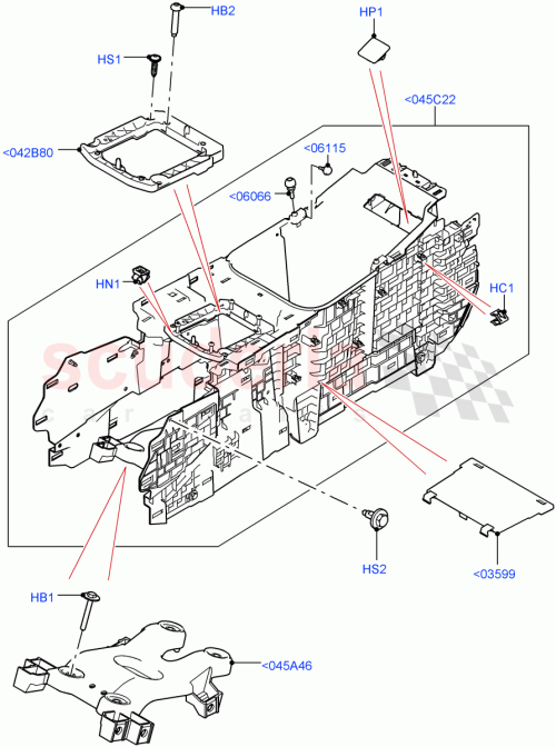 Part Diagram for Land Rover LR127482