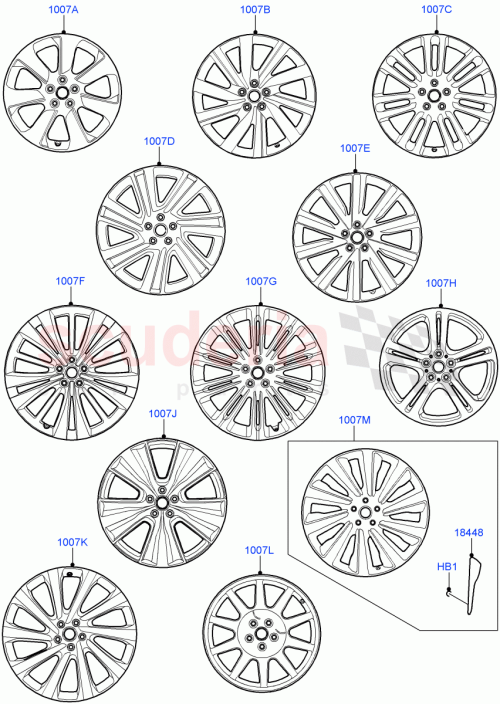 Part Diagram for Land Rover LR165056