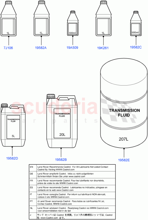 Part Diagram for Land Rover LR132270